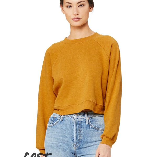 Women's Raglan Pullover Fleece Thumbnail